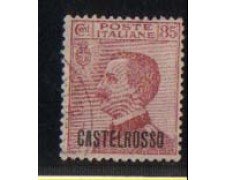 CASTELROSSO - 1922 -LOTTO/OCP1330 - 85c. BRUNO ROSSO - USATO