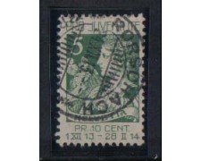1913 - LOTTO/2723  - SVIZZERA - PRO JUVENTUTE - USATO