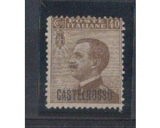 CASTELROSSO - 1922 - LOTTO/3378 - 40c. BRUNO