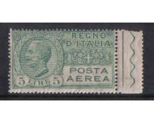1926 - LOTTO/REGA9N - REGNO  - POSTA AEREA 5 LIRE - NUOVO