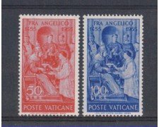 1955 - LOTTO/5842 - VATICANO - BEATO FRA ANGELICO 2v. NUOVI
