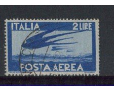 1945 - LOTTO/6009U - REPUBBLICA - POSTA AEREA 2 LIRE USATO