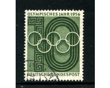 1956 - GERMANIA FEDERALE - OLIMPIADI DI MELBOURNE - USATO - LOTTO/30793