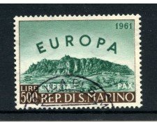 1961 - SAN MARINO - EUROPA 1v. USATO - LOTTO/36704