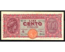 1944 - LUOGOTENENZA - LOTTO/40651 - 100 LIRE ITALIA TURRITA