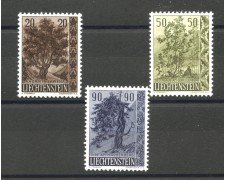 1959 - LIECHTENSTEIN - LOTTO/40945 - ALBERI E ARBUSTI 3 v. - NUOVI