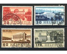 1938 - LOTTO/39360 - SVIZZERA - SOCIETA' NAZIONI 4v. USATI