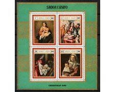 1969 - SAMOA - NATALE - FOGLIETTO NUOVO - LOTTO/36059