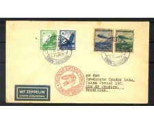 1936 - GERMANIA - LOTTO/42373 - ZEPPELIN DIRIGIBILE HINDENBURG 1° VIAGGIO IN AMERICA DEL SUD