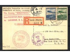 1936 - GERMANIA - LOTTO/42374 - ZEPPELIN DIRIGIBILE HINDENBURG 1° VIAGGIO IN AMERICA DEL NORD