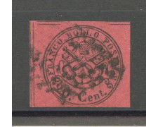 1867 - STATO PONTIFICIO - LOTTO/40267 - 20 Cent. ROSSO BRUNO - USATO