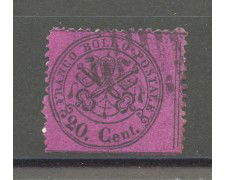 1868 - STATO PONTIFICIO - LOTTO/40272 - 20 Cent. ROSSO BRUNO - USATO
