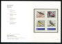 2007 - SVIZZERA - FAUNA UCCELLI 4v. - FOLDER - NUOVI - LOTTO/37561F